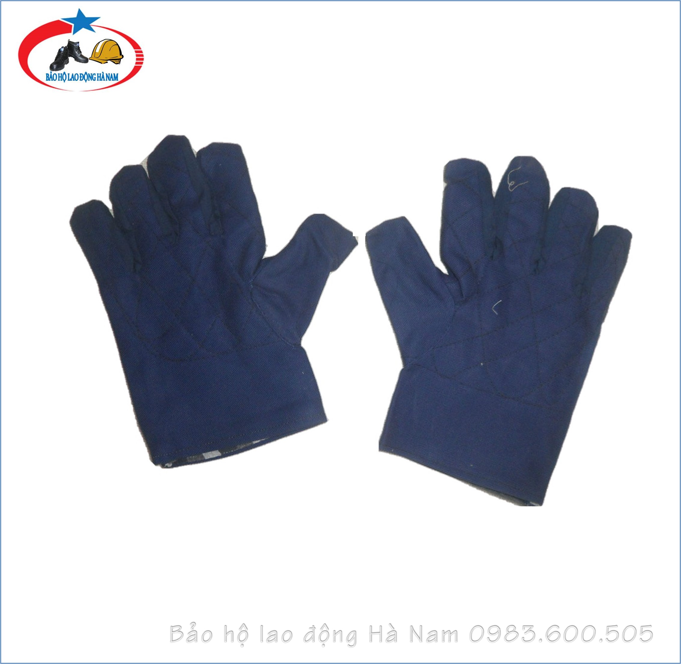 Găng tay vải bạt bảo hộ Mẫu GT04